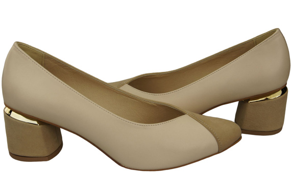 Women's shoes Pumps Natural leather 191 ElitaBut