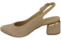 Women's Sandals in Natural Suede Leather - Elegance and Comfort 196 Z ElitaBut