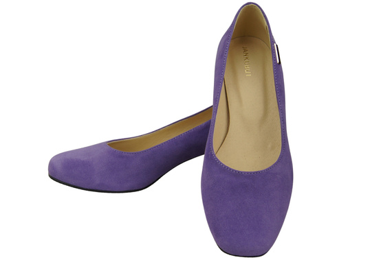Comfortable Women's Shoes Pumps Natural Suede Leather 172 Z ElitaBut