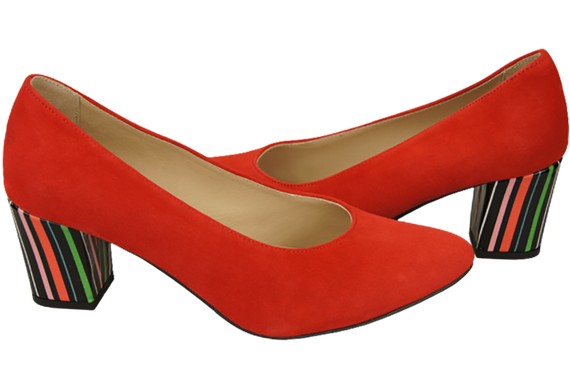 Women's footwear Women's pumps Suede leather 158 Z ElitaBut