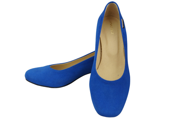 Comfortable Women's Shoes Pumps Natural Suede Leather 172 Z ElitaBut