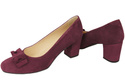 Women's shoes Pumps Natural leather suede 163 ElitaBut