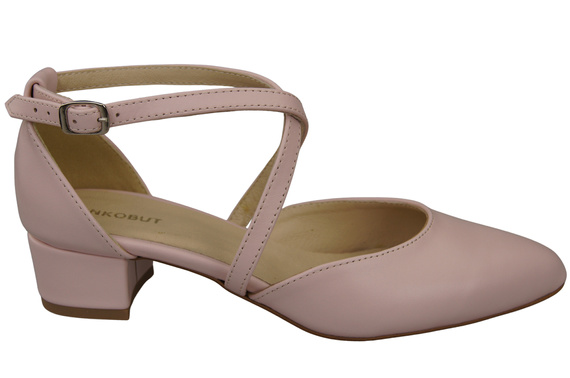 Women’s Leather Sandals with Straps Low Heel 223 ElitaBut