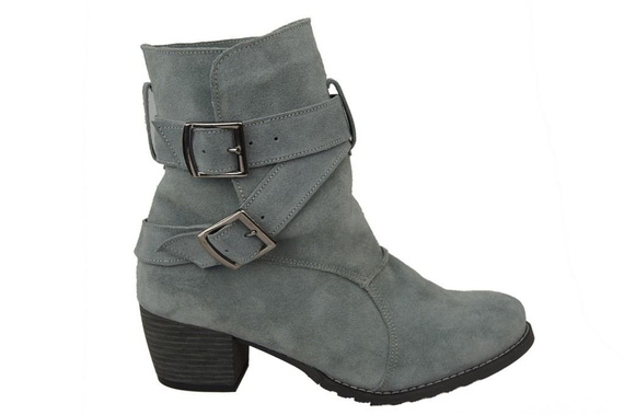 Shoes Women's boots Natural leather Velor 119 ElitaBut