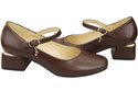 Women's shoes Pumps with a strap, natural leather 202 ElitaBut