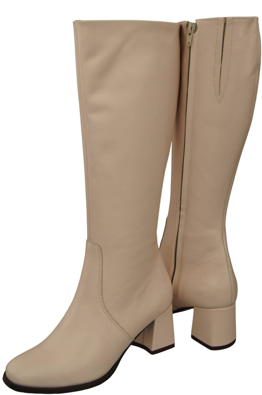 Comfortable Footwear Women's Boots Low Heel Natural Leather 212 ElitaBut