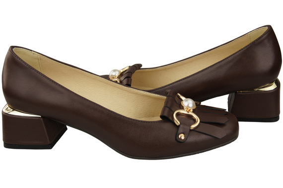 Women's shoes Pumps Natural leather 195 ElitaBut