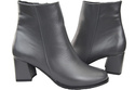 Women's Black Winter Ankle Boots Genuine Leather 214 From ElitaBut