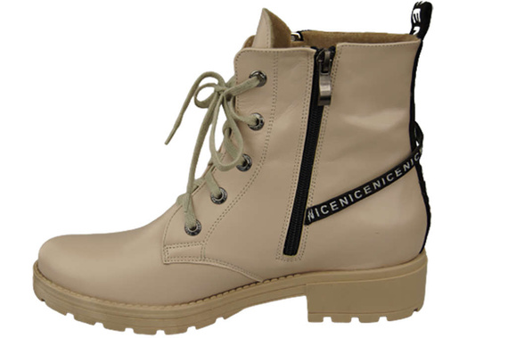 Footwear Boots Women's boots with the inscription NICE Natural Leather 173 L ElitaBut