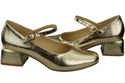 Women's shoes Pumps with a strap, natural leather 202 ElitaBut