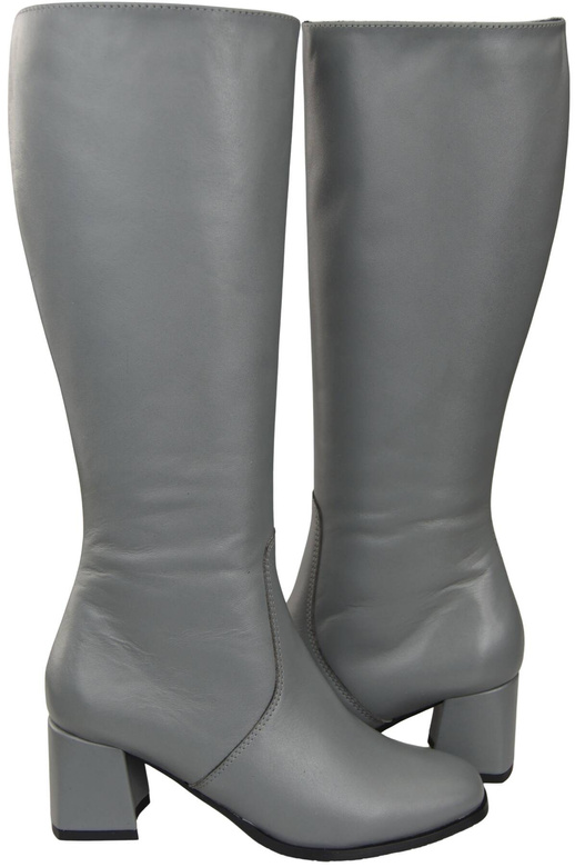 Comfortable Footwear Women's Boots Low Heel Natural Leather 212 ElitaBut