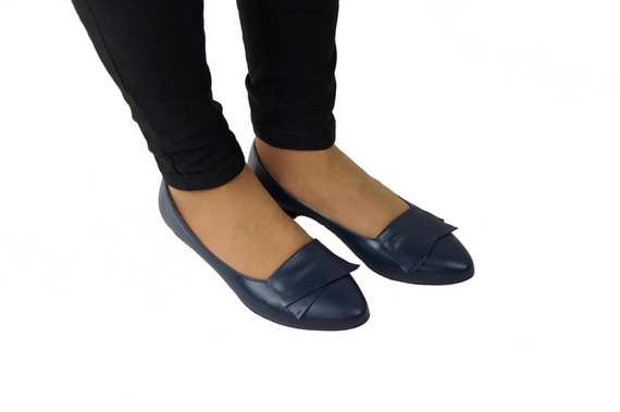 Women's Shoes Ballerinas natural leather 988 ElitaBut