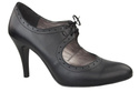 Women's shoes Natural leather black 553 ElitaBut