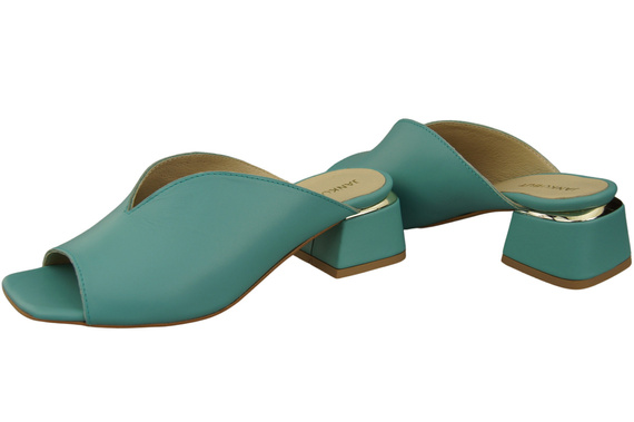 Women's Shoes High-Heeled Flip-Flops Natural Leather 210 ElitaBut