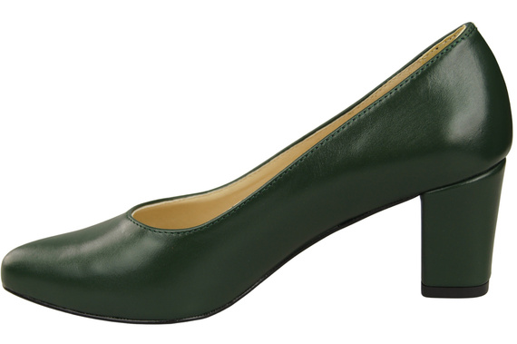 Classic Smooth Pumps Shoes Women's Black Natural Leather 213 ElitaBut