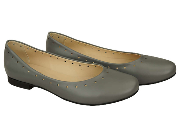 Women's Shoes Comfortable Ballerinas Natural Leather 162 ElitaBut