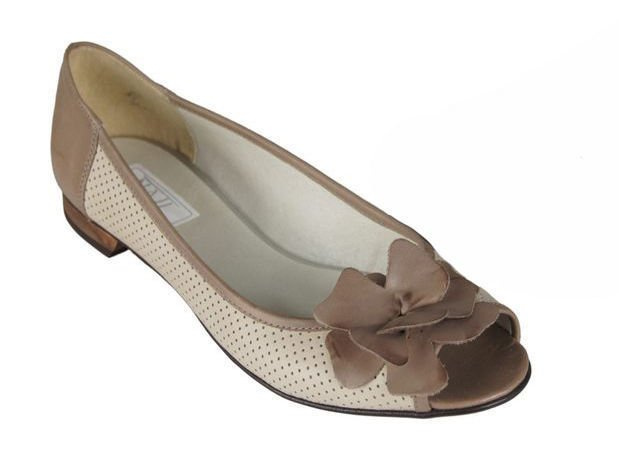Women's Ballerinas Shoes Natural Leather 710 ElitaBut