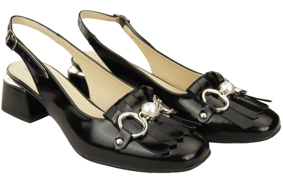 Women's Shoes Sandals Decorated with Fringes Natural Leather 208 ElitaBut