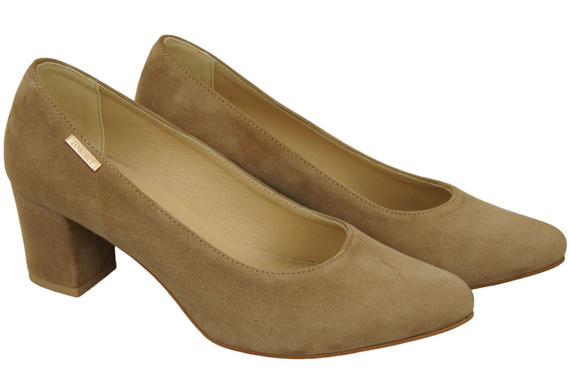 Women's Shoes Pumps Natural Leather Suede 106 ElitaBut