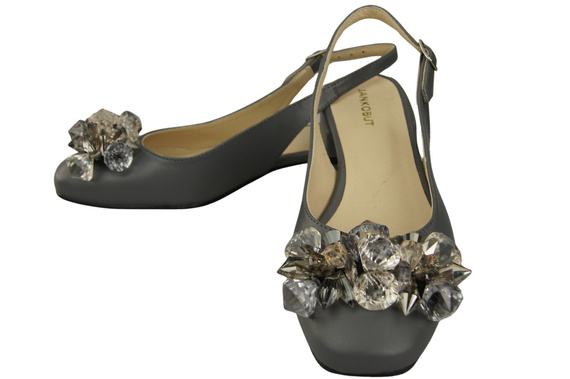 Women's Shoes Sandals with Crystals Natural Leather 215 ElitaBut