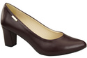 Classic Smooth Pumps Shoes Women's Black Natural Leather 213 ElitaBut