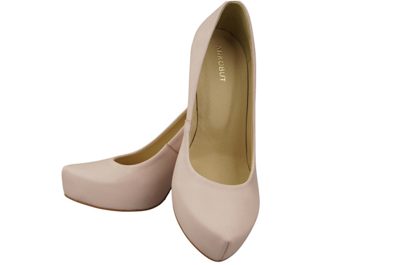 Women's shoes Pumps High heels natural leather 205 ElitaBut