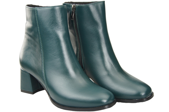 Women's Black Winter Ankle Boots Genuine Leather 214 From ElitaBut