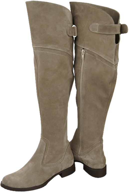 Shoes Boots Women Boots Over-the-knee boots Over-the-knee natural leather Velor 154 ElitaBut
