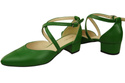 Women’s Leather Sandals with Straps Low Heel 223 ElitaBut