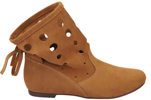 Shoes Boots Women's natural leather velor 160 ElitaBut