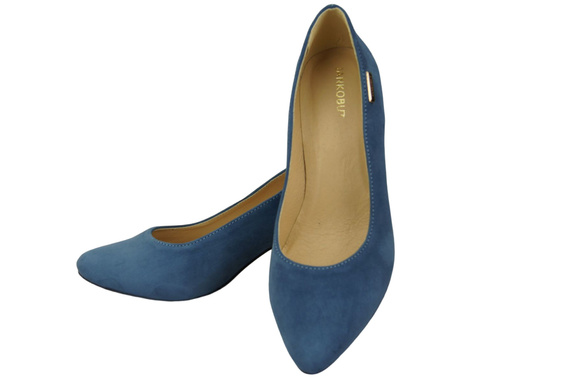 Women's Shoes Pumps Natural Leather Suede 106 ElitaBut