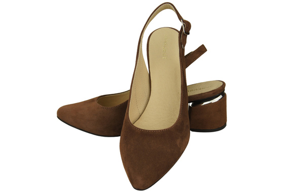 Women's Sandals in Natural Suede Leather - Elegance and Comfort 196 Z ElitaBut