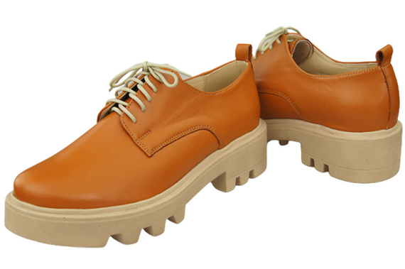 Women's shoes Lace-up leather Natural 180 ElitaBut