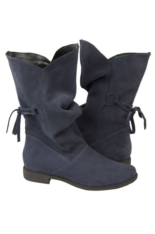 Shoes Women's boots Winter natural leather velor 999 Z ElitaBut