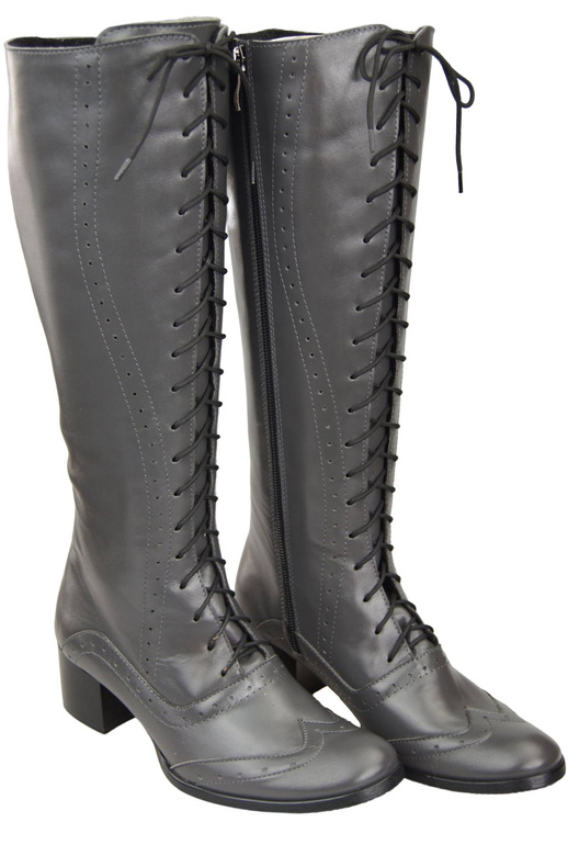 Shoes Women's boots Lace-up natural leather 595 ElitaBut