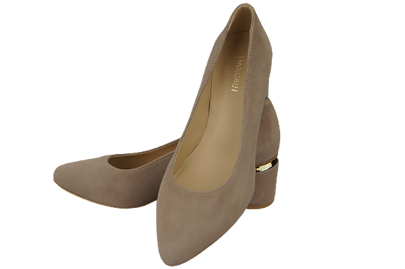 Women's footwear Women's pumps Suede leather 143 ElitaBut