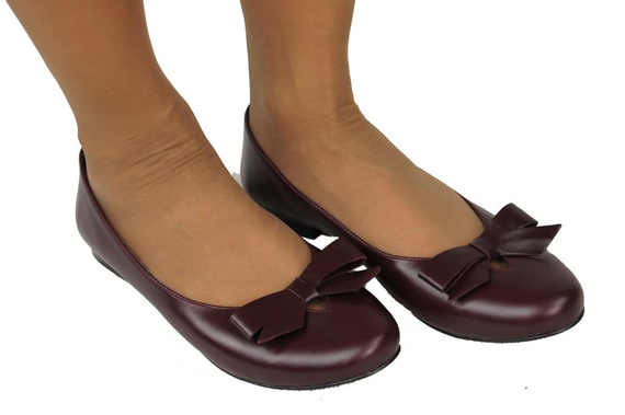 Shoes Ballerinas Women's natural leather 998 ElitaBut