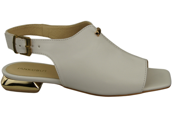 Comfortable Women's Shoes Sandals Flat Gold Heel Natural Leather 207 ElitaBut