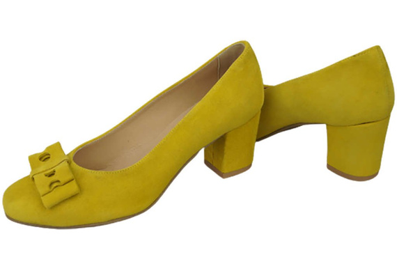 Women's shoes Pumps Natural leather suede 163 ElitaBut