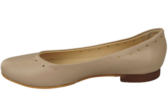 Women's Shoes Comfortable Ballerinas Natural Leather 162 ElitaBut