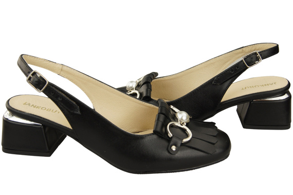 Women's Shoes Sandals Decorated with Fringes Natural Leather 208 ElitaBut