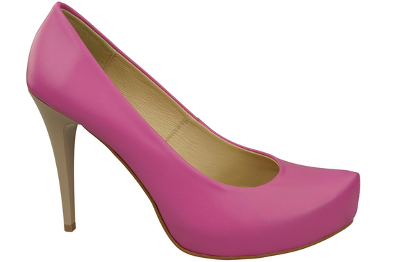 Women's shoes Pumps High heels natural leather 205 ElitaBut