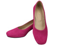 Comfortable Women's Shoes Pumps with Decorative Heel Natural Suede Leather 219 From ElitaBut