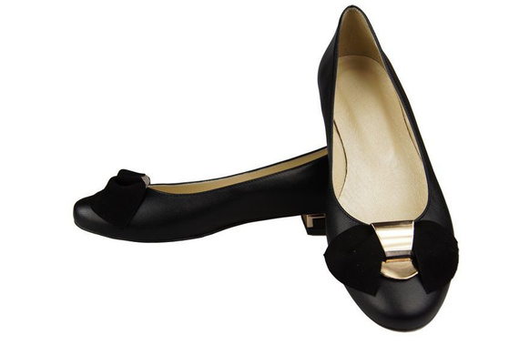 Women's Ballerinas Shoes Natural Leather 894 ElitaBut