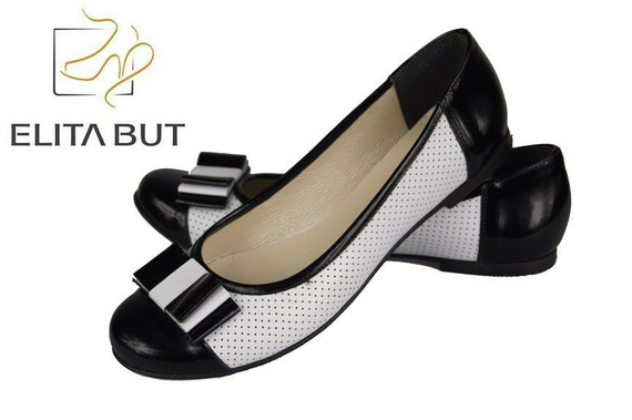 Women's Shoes Ballerinas Openwork Natural Leather 718 ElitaBut