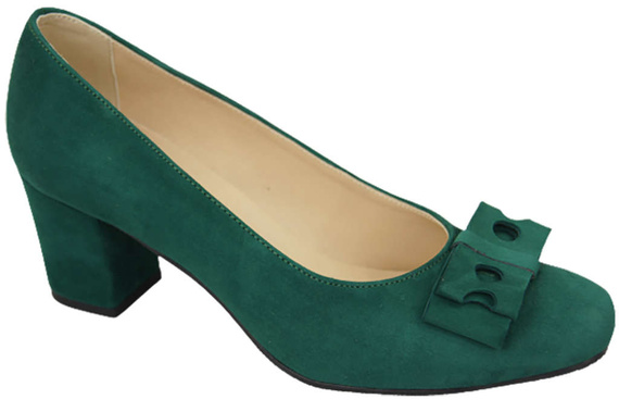 Women's shoes Pumps Natural leather suede 163 ElitaBut