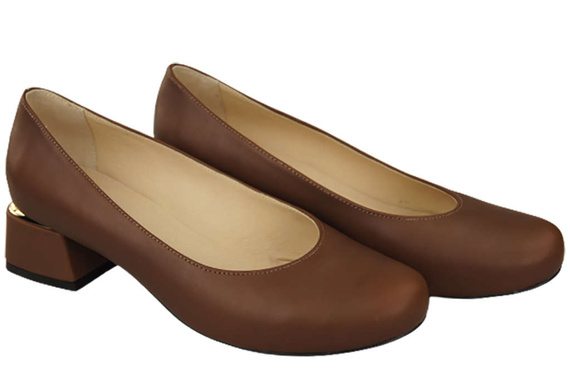 Women's shoes Pumps Natural leather 159 ElitaBut