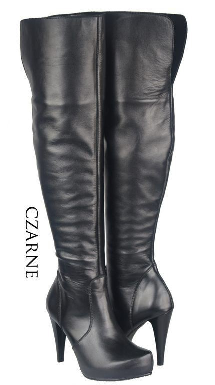 Shoes Women's boots Uppers Above the knee natural leather 692 ElitaBut