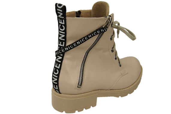 Footwear Boots Women's boots with the inscription NICE Natural Leather 173 L ElitaBut