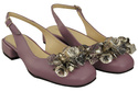 Women's Shoes Sandals with Crystals Natural Leather 215 ElitaBut